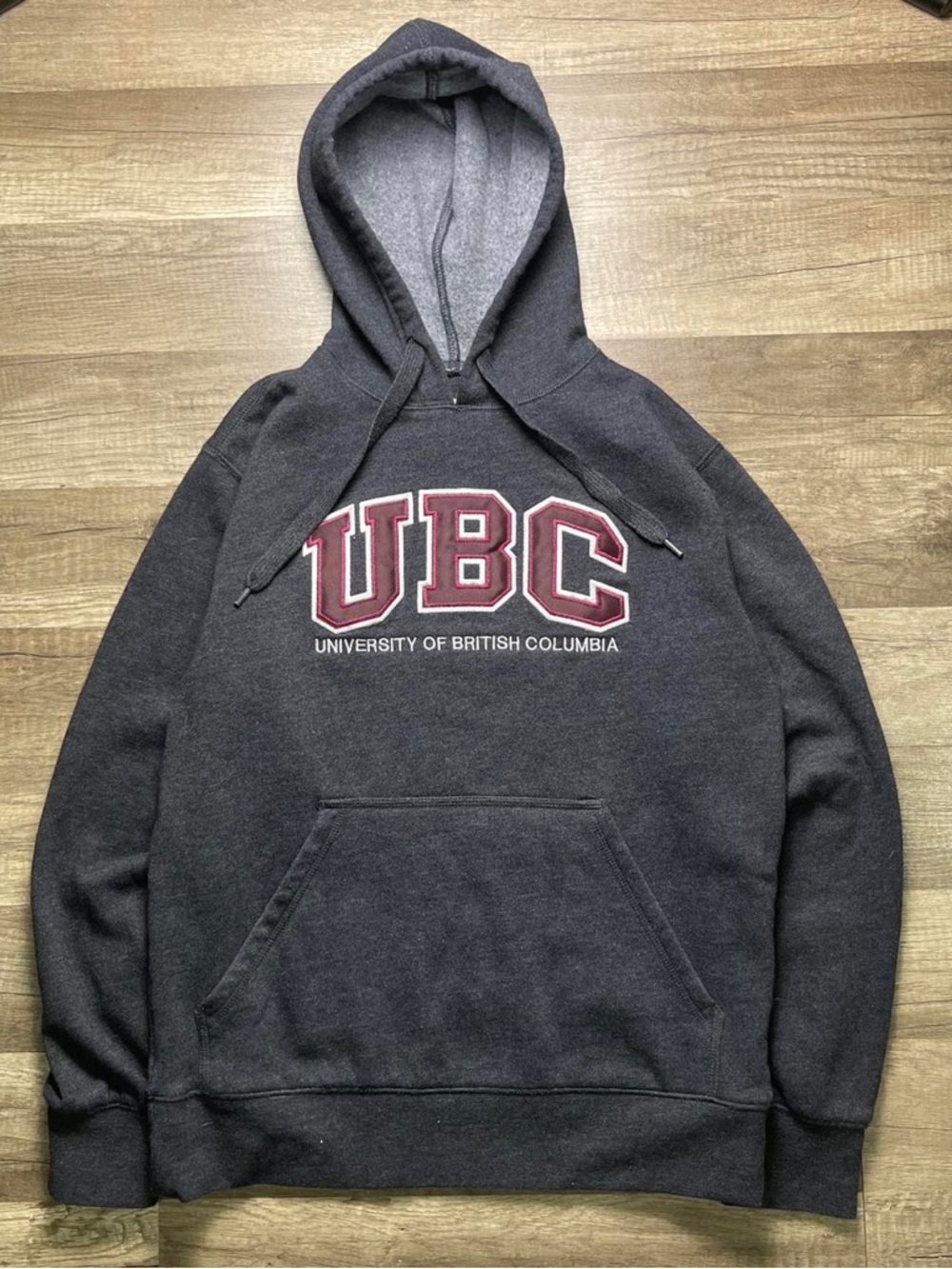 UBC University of British Columbia Hooded Sweatshirt in Charcoal XS